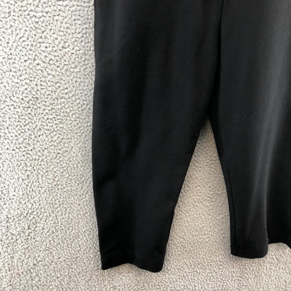 Meg‎ Hercules Jumpsuit Womens Small Black Short Sleeve Edgy Minimalist Cropped - Picture 2 of 14